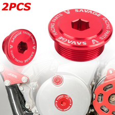 For HONDA XR 125L 150L 190L CNC Left Crankcase Cover Engine Plug Cap Bolts Screw