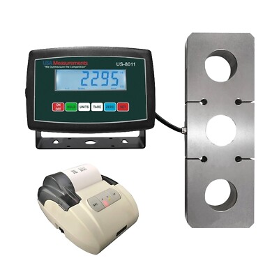 USM US-TS150K  Industrial Tension Link Scale 150,000 lb x 75 lb with Printer