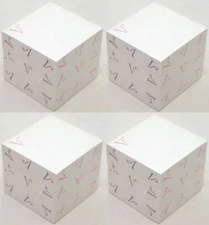 2400 Post-It Brand SHEETS Note Pad Monogram-V White Sticky Notes 3x3" Square NEW