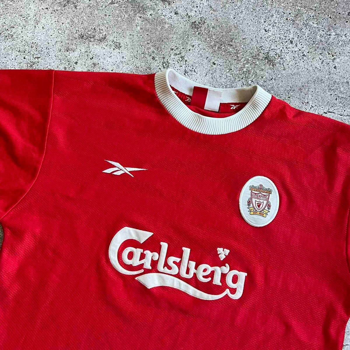 Rare Vintage 1997-98 Liverpool FC Home Soccer Jersey Sz L | eBay
