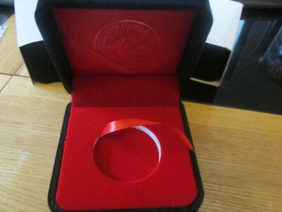 Coin Boxes various types Black Velvet or Cherry Wooden for all coins up to 40mm