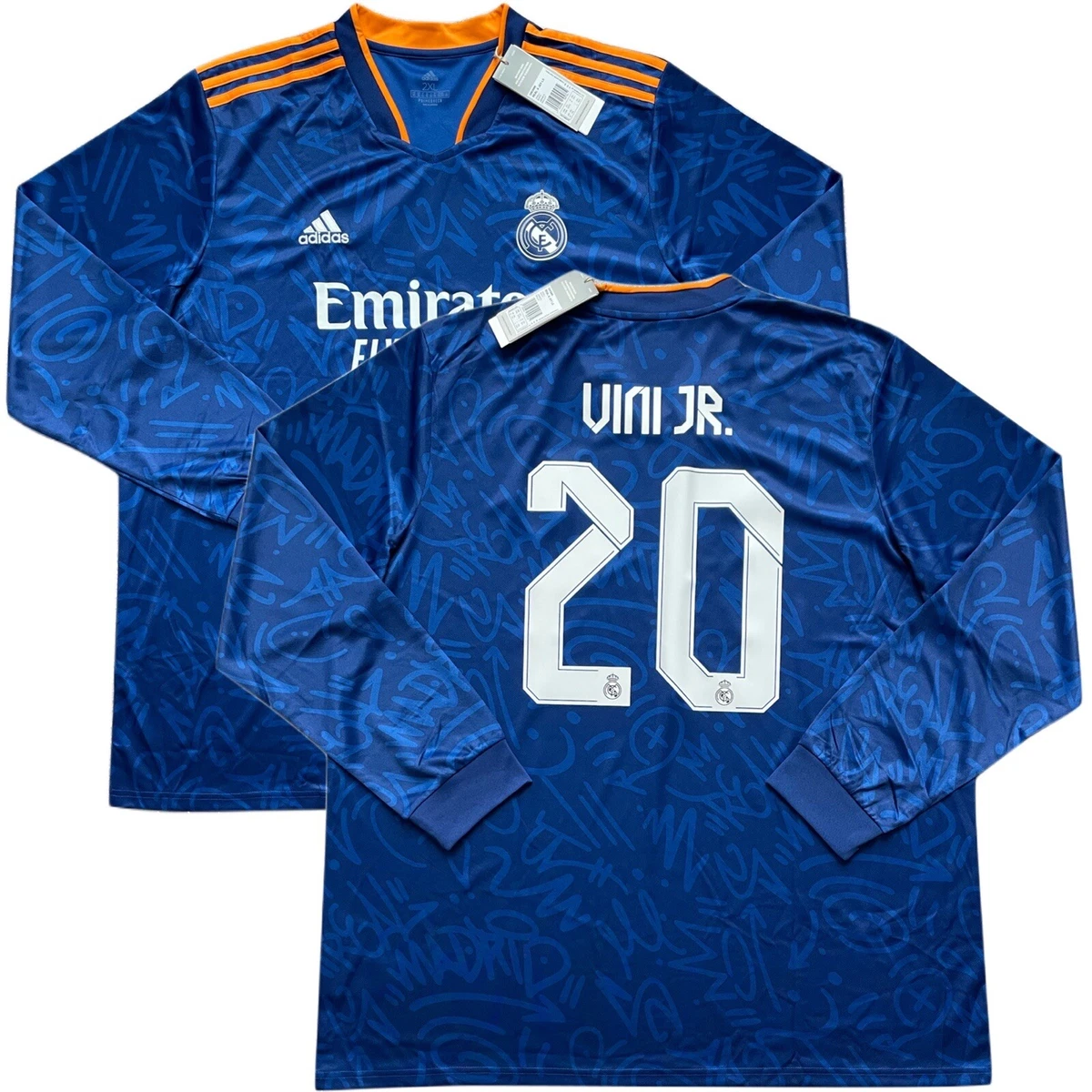 Men's adidas Blue Real Madrid 2021/22 Away Replica Jersey