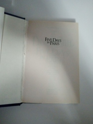 Five Days in Paris by Danielle Steel, 1995 Delacorte Press Hardcover - Bild 5 von 7
