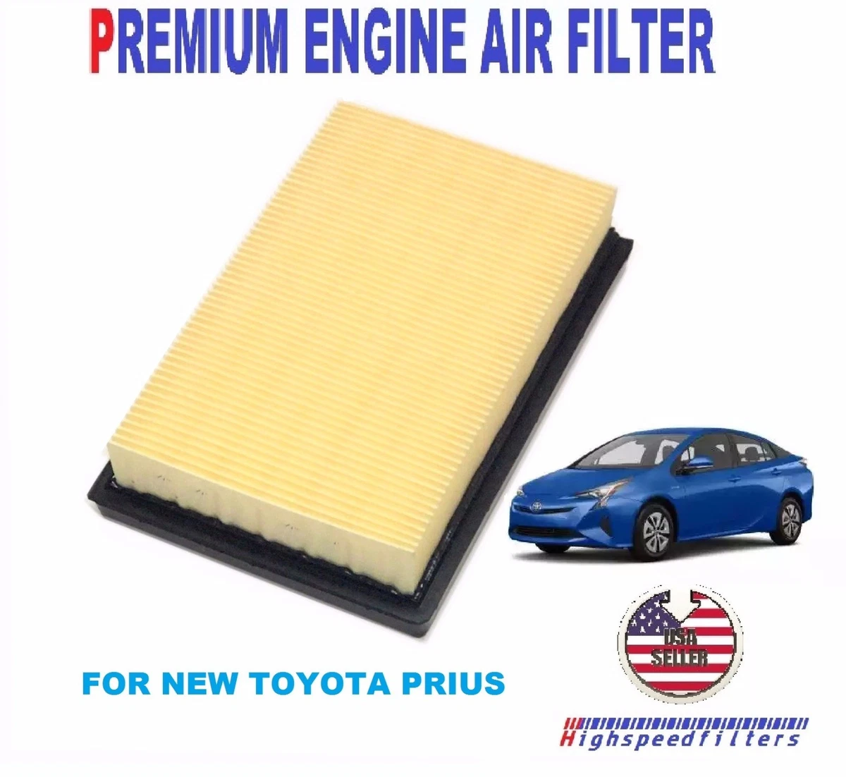 PREMIUM Engine Air Filter for 2016 2017 2018 2019 2020 2021 2022 TOYOTA PRIUS