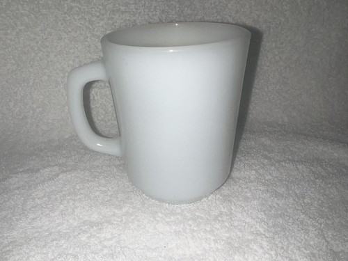 Anchor Hocking 301 Coffee Mug Cup Milk Glass 1981 Rodger Johnson Chicken Sampler - Picture 8 of 20