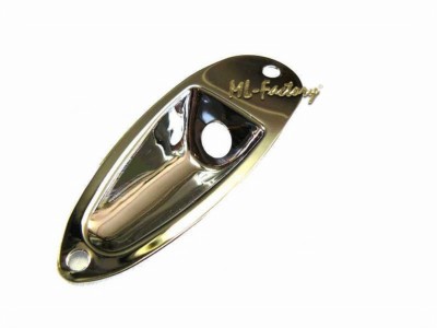 Buchsenblech / Klinkenplate / Jack Plate ML-Factory  Style I chrom