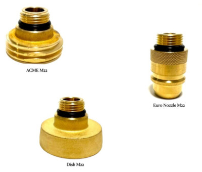 Autogas LPG Adapter Tankstellenadapter Set für EUROPA 3er SET REISESET