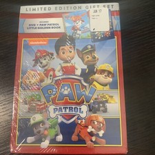 Paw Patrol Limited Edition Gift Set DVD with Little Golden Book NEW Authentic