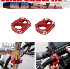 7/8"  US HandleBar Brake Clutch Line Hose Cable Clamp For Honda Monkey 125 GROM