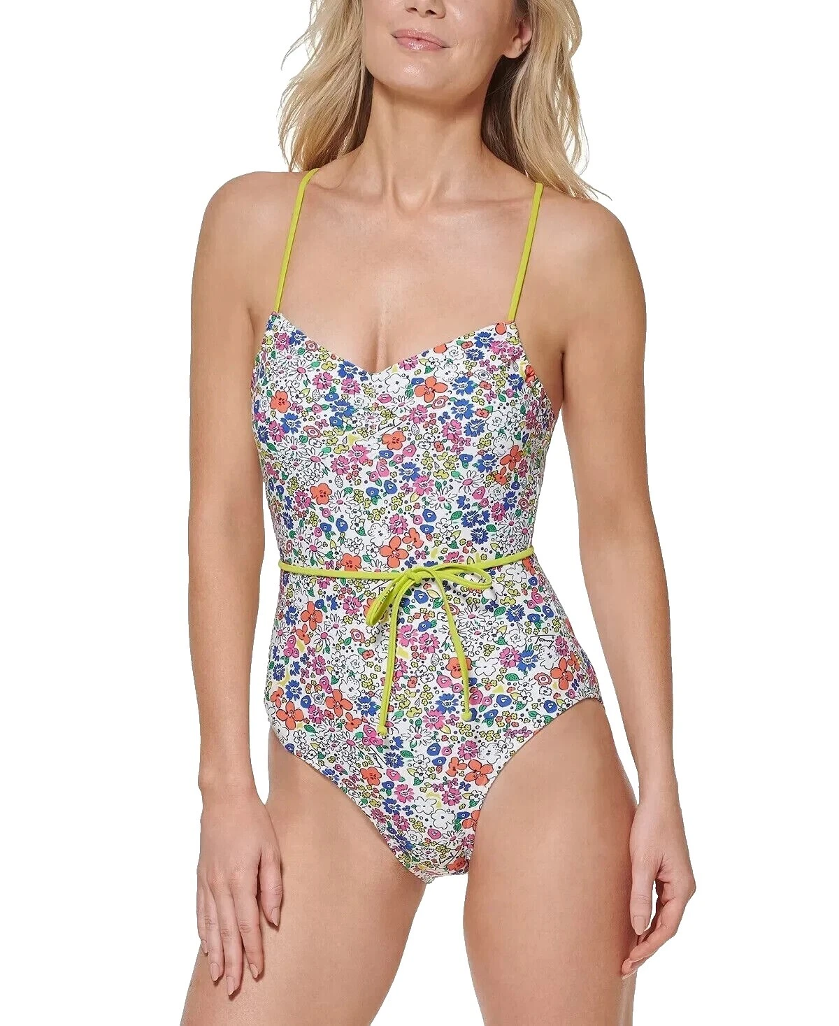 Tommy Hilfiger White One Piece Swimwear for Women