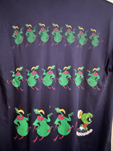 Camiseta vintage 1993 Marvin the Martian "Surrender" doble cara Looney Tunes M/L - Imagen 8 de 12
