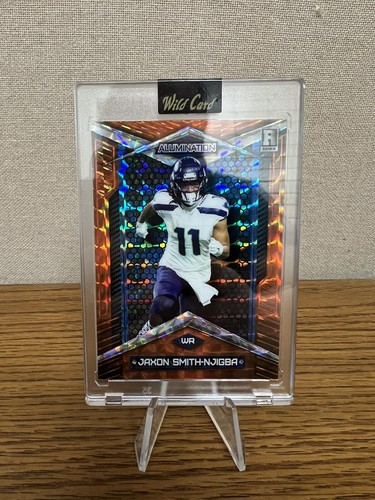 Jaxon Smith-Njigba 2023 Wild Card Alumination Rookie RC Orange #BC-JS #46/50