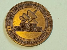 Operator Ground Station White Sands NM Tracking & Data Systems Challenge Coin