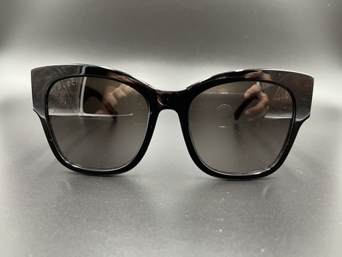 GUCCI GG0059S 001 Black/Gold Frames 55 