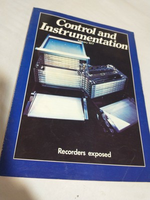 Control and Instrumentation magazine Feb 1977 electronics vintage computer B4
