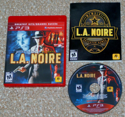 L.A. Noire Sony PlayStation 3 PS3 Complete CIB Free Shipping In Canada Gaming 