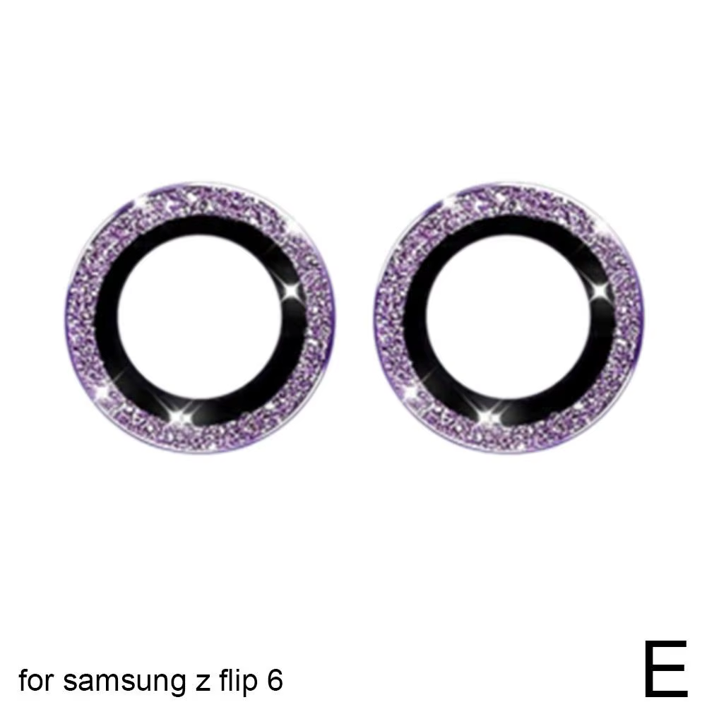 Glitter Lens Film for Samsung Galaxy Z Flip 6 Camera anti Scratch Metal Eagle Ey