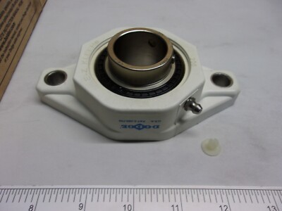 DODGE F2B-SCEZ-104S-PCR, EZ-KLEEN 2 BOLT FLANGE BEARING, 1-1/4