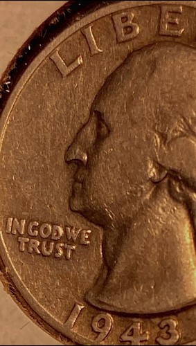 🤩 1943 Washington Quarter Doubled Die Obverse 🤩 (DDO) 🔑 📆 - Bild 5 von 9