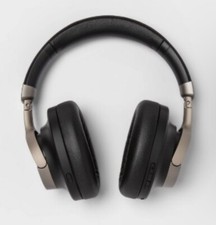 Noise Cancelling Bluetooth Wireless Over Ear Headphones Black/Gold