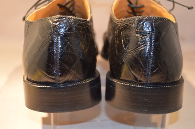 Matte & Massimo Black Genuine Alligator Men display picture 2