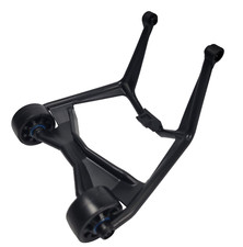 Fits Traxxas X-Maxx Wheelie Bar Black Assembled Wheely With Bearings Wheels 8s