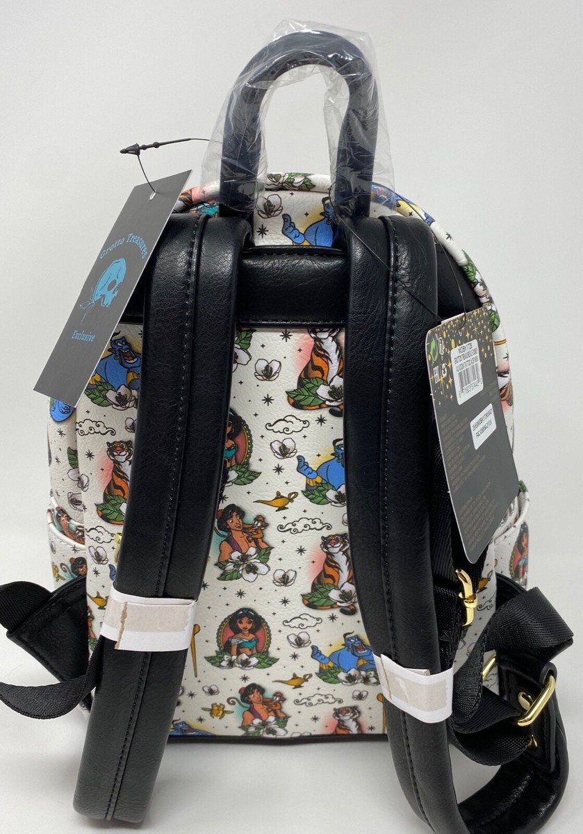 NWT Loungefly Disney ALADDIN AOP Tattoo EXACT Mini Backpack  display picture 1