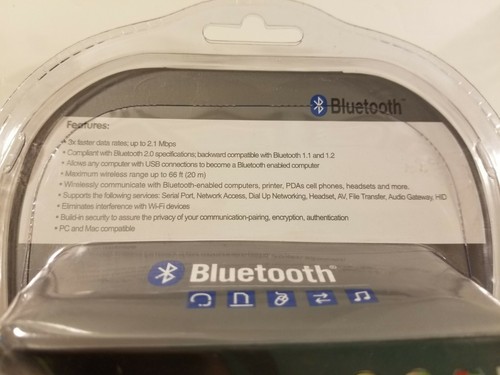 Adaptador USB IOGEAR GBU221 Bluetooth 2.0 CLASE 2, 66’ Distancia, PC y Mac - NUEVO - Imagen 3 de 3