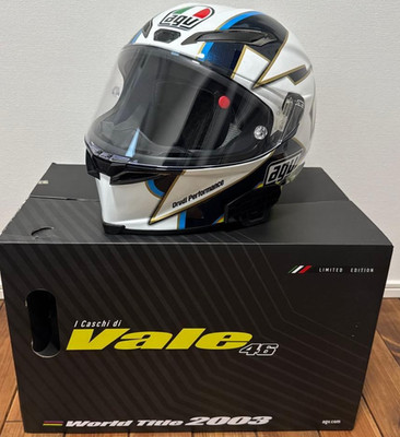 SERIAL No.0672/2003 AGV Pista GP R Rossi World Title 2005 Helmet M Asian Fit