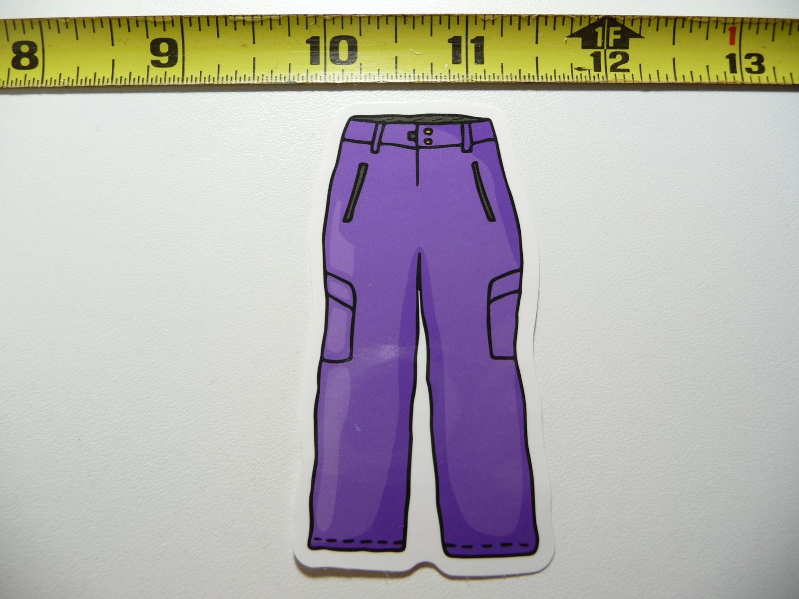 Snow Sports Pants Decal Sticker for Winter Resort Fun