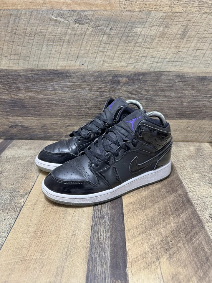 Zapatillas deportivas Air Jordan 1 Mid SE Space Jam negras Concord talla 6,5 para mujer/5 años Foto 4 de 4