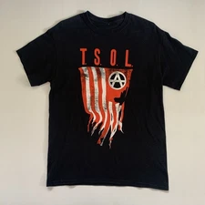 T.S.O.L. Band TSOL Flag Shirt Black Mens Unisex S-2345XL E2129