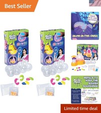 All-in-One Squishy Maker Refill: 6 Balloons, Clips Glow-in-the-Dark Fun