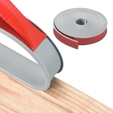 16Ft U-Shape Edge Banding Self Adhesive Edge Protector Gray 25mm / 1" 