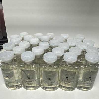 BVLGARI Au The Blanc (White Tea) Shampoo & Shower Gel 1.3 oz / 40 ml Pack of 30