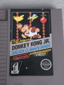 The Original Donkey Kong Jr Nintendo 1986 NES Authentic 5 Screw Arcade Classics