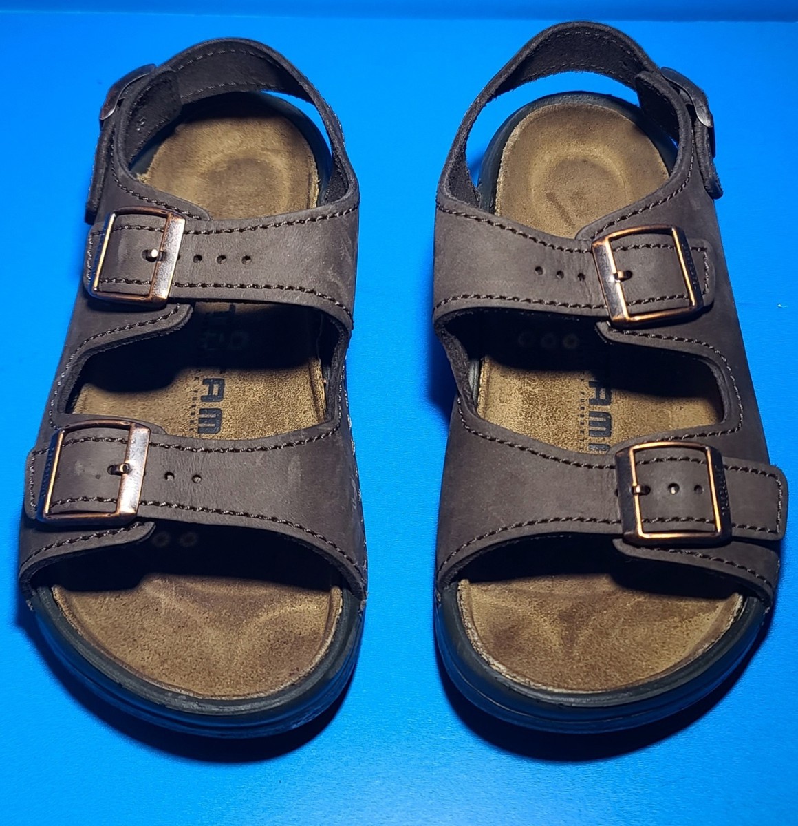 Tatami Birkenstock Nebraska Women's Brown Leather Sandals Size 38