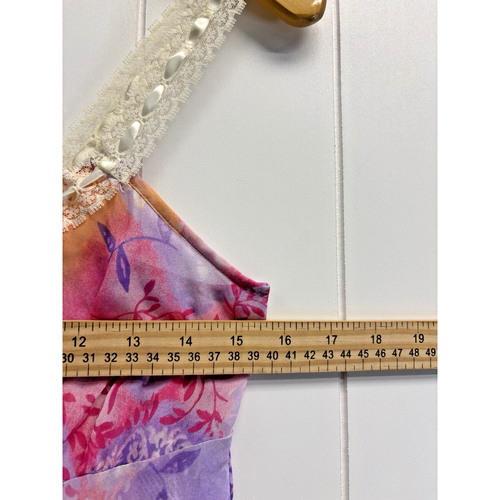 Vintage California Dynasty Baby Doll Fairy Lingerie Size S Floral Sexy Dainty - Picture 4 of 9