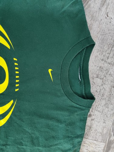 Vintage Nike Oregon Ducks Center Swoosh grün Herren T-Shirt NCAA Football PAC 10 - Bild 3 von 9