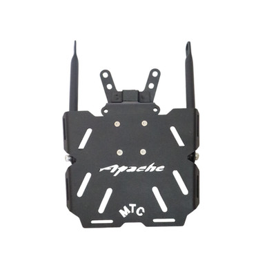 CNC Carrier Black Moto Care fitfor TVS Apache RTR 200 Rear Luggage Rack Support
