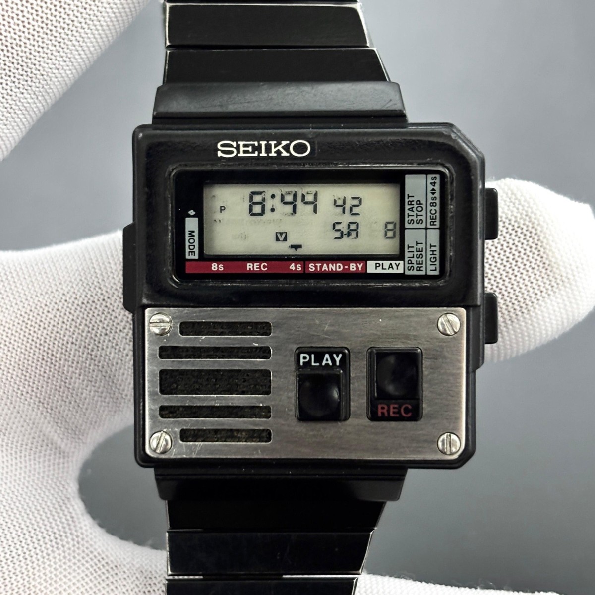 Rare Vintage Seiko Ghostbusters Voice Recorder Digital Japan Men