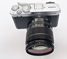 Fujifilm X-E4 26.1MP Mirrorless Digital Camera - Silver with FX 18-55mm lens