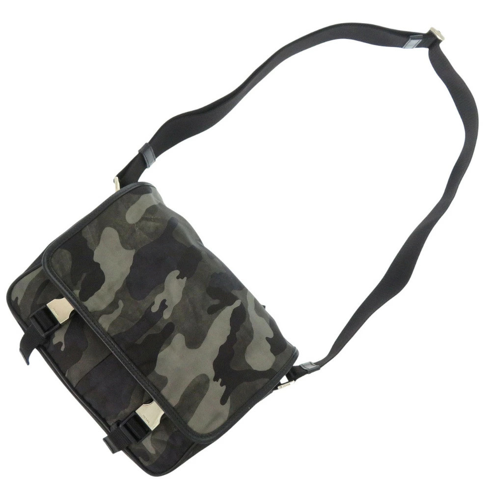 Prada Authentic Va0768 Camouflage Pattern Messeng… - image 4
