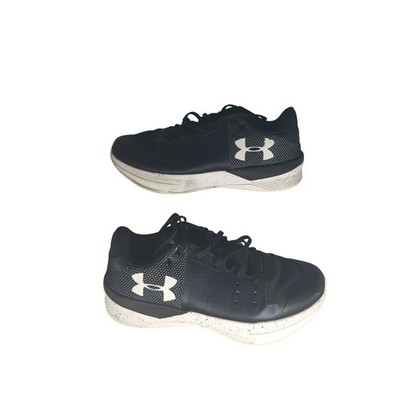 Under Armour Charged Assert 9 Athletic Shoes Black White Men's Size 8