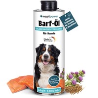 BarföL Hunde 1L - FutteröL - Barfzusatz LachsöL, LeinöL, HanföL - Omega 369 ÖL