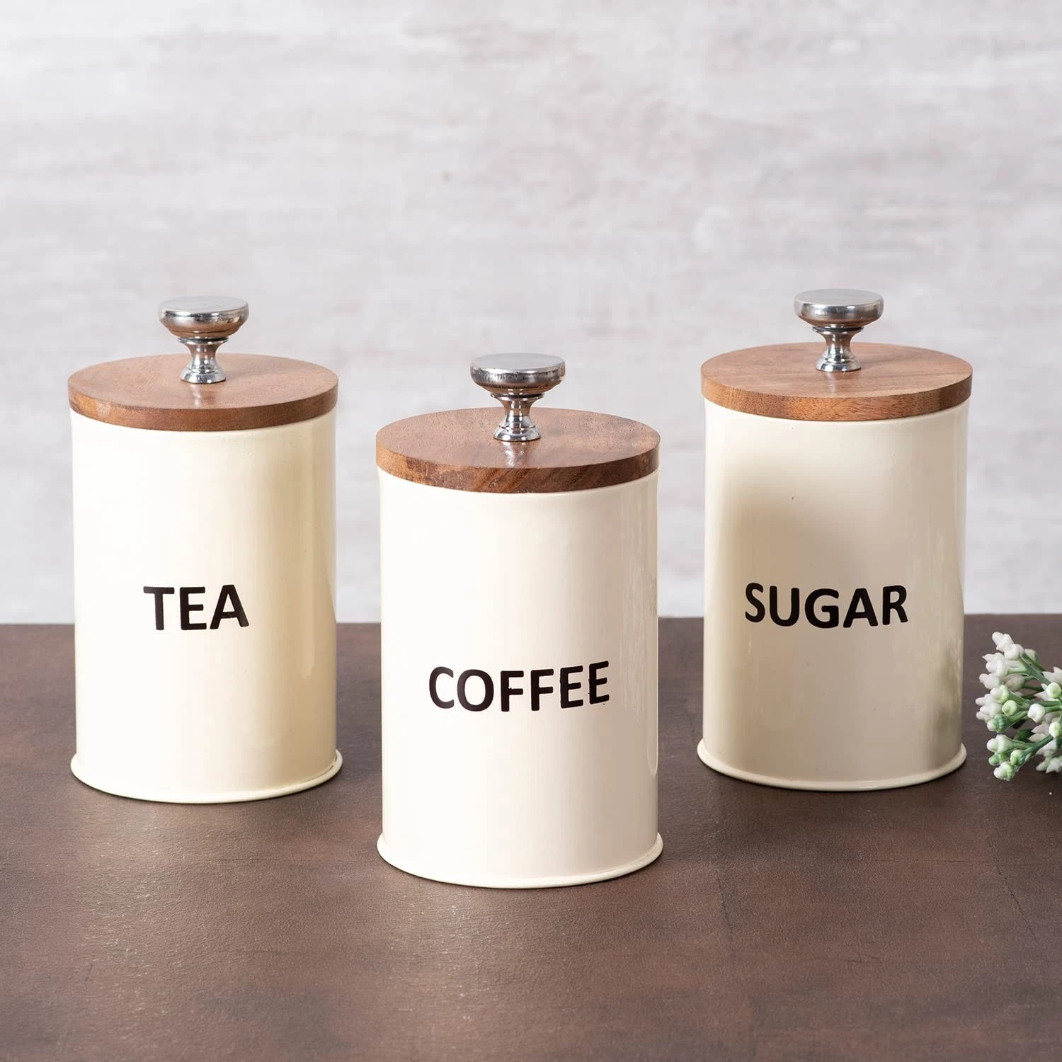 Steel Airtight Tea Sugar Coffee Container Home Decor Canisters Storage Purpose
Opens in a new window