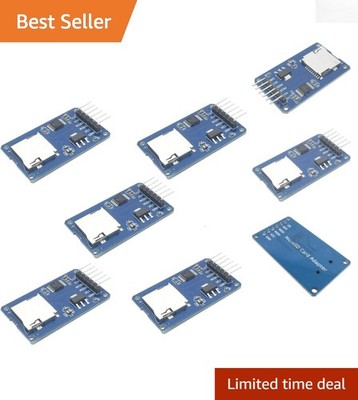 5-Pack Micro SD TF Card Adapter Module - 6-Pin SPI for Arduino Projects
