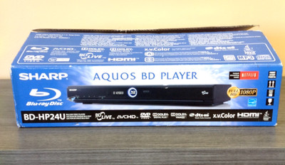 Sharp Aquos BD-HP24U Blu-Ray DVD Player HDMI Full HD 1080p Open Box NEW