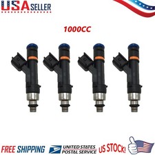 4PCS 1000CC FUEL INJECTORS FOR SR20DET RWD SILVIA 240SX S13 S14 S15 14MM HIGHZ