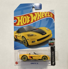 Hot Wheels Corvette C6 HW Roadsters 1:64 Diecast Yellow Unopened Box 2005